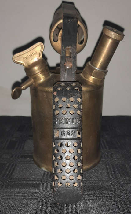 Vintage Primus 632 Blowtorch, Brass with Metal Handle