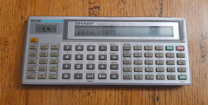 Vintage Sharp EL-5150 Scientific Calculator