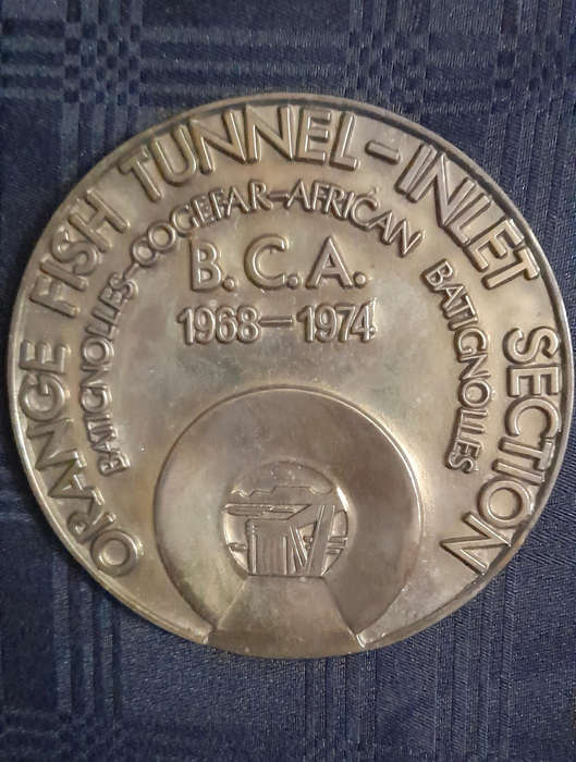 Commemorative Medal, Orange Fish Tunnel - Inlet Section