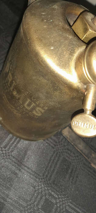Vintage Primus 632 Blowtorch, Brass with Metal Handle