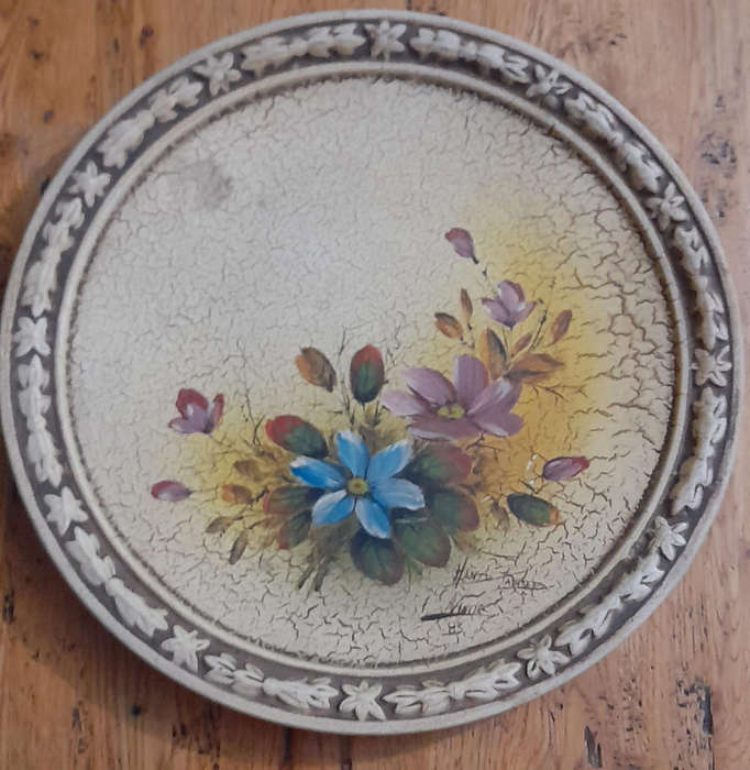 Hand Painted Ceramic Plate
