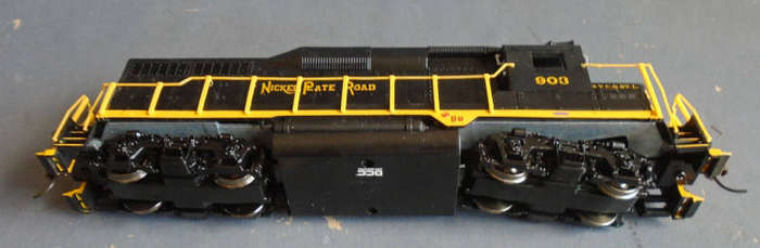 BACHMANN HO SCALE - NICKLE PLATE ROAD #903 GP 30 DIESEL LOCO WITH DCC FITTED, BOXED