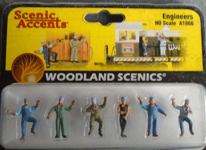 SCENIC ACCENTS HO SCALE - ENGINEERS, CARDED