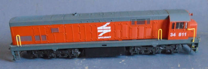 FRATESCHI HO SCALE - SPOORNET CLASS 34 DIESEL LOCO, BOXED