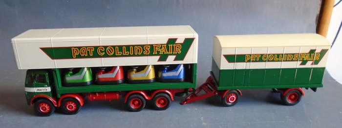 CORGI 1/50 SCALE - ERF DODGEM TRUCK & BOX TRAILER SET - BOXED, PAT COLLINS