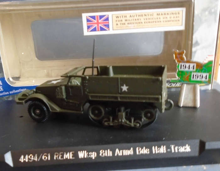 SOLIDO 1/50 SCALE - REME HALF TRACK VEHCLE, BOXED