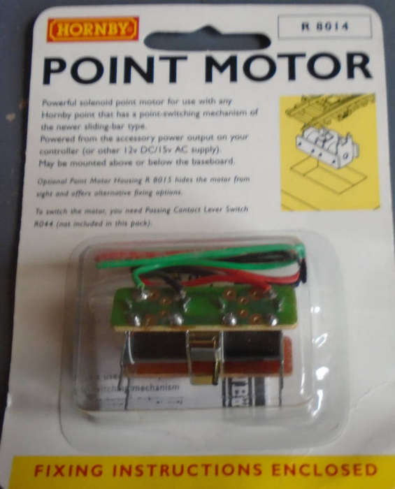 HORNBY OO/HO SCALE - R8014 POINT MOTOR, CARDED