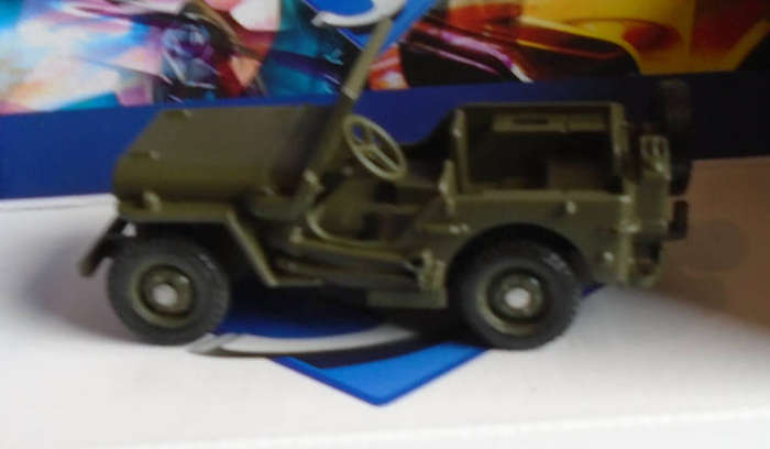 SOLIDO 1/50 SCALE - WILLYS JEEP, NOT ORIGINAL BOX