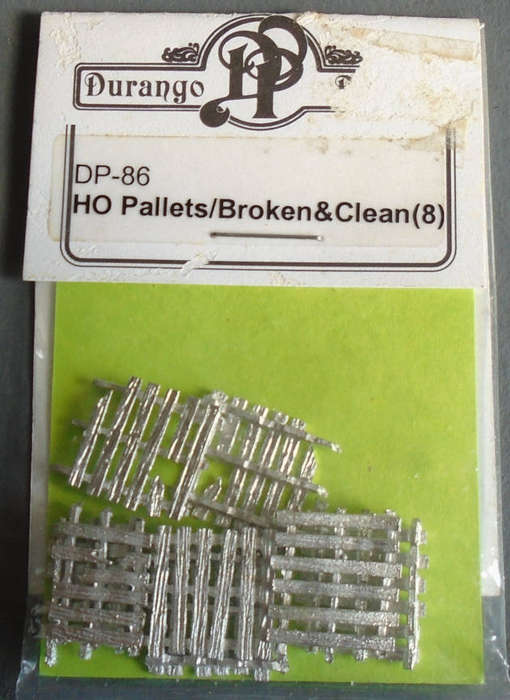 DURANGO PRESS HO SCALE - 8 X PALLETS, CARDED