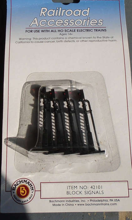 BACHMANN HO SCALE - BLOCK SIGNALS, CAEDED