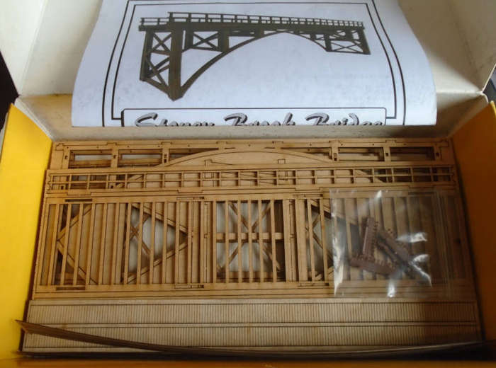 LAZER ART HO SCALE - STONEY BROOK BRIDGE, BOXED