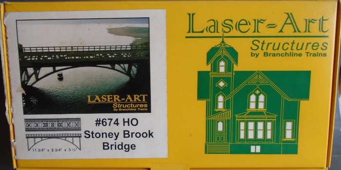 LAZER ART HO SCALE - STONEY BROOK BRIDGE, BOXED