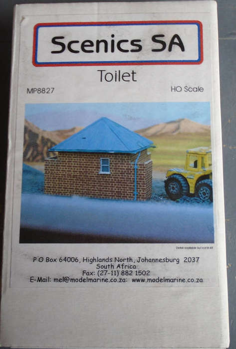 SA SCENICS HO SCALE - SAR STATION TOILET KIT, BOXED