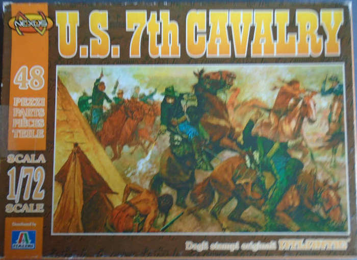 ITALERI 1/72 SCALE - US 7th CAVALRY KIT, BOXED