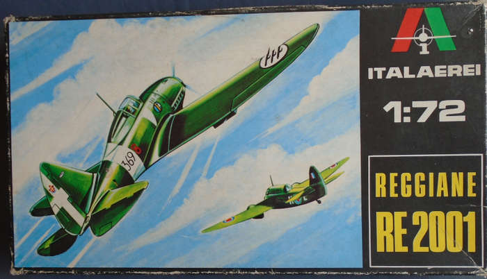 ITALAEREI 1/72 SCALE - FIAT REGGIANE RE2001 KIT, BOXED