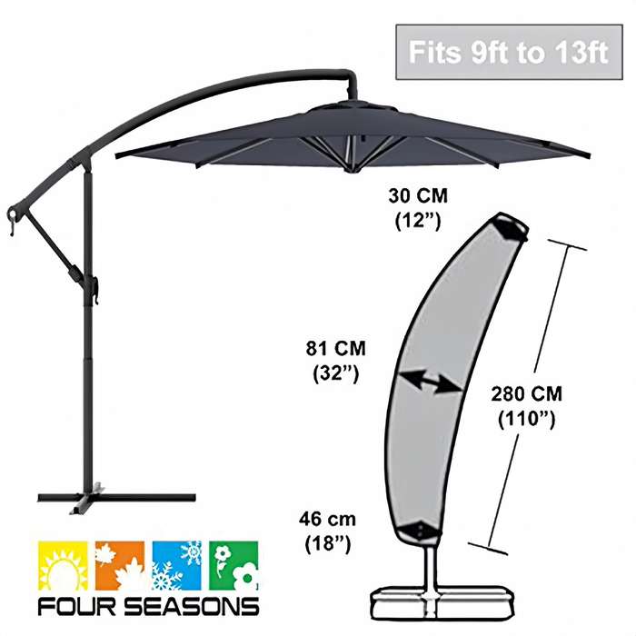 Outdoor waterproof umbrella cover