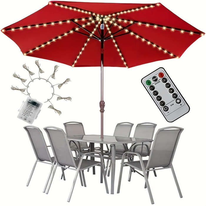 1 x Garden Umbrella Light