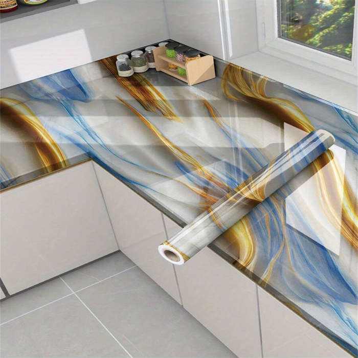 Wavy Texture Marble Wallpaper