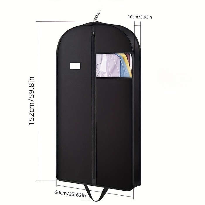 1 x Black Non-Woven Garment Bag