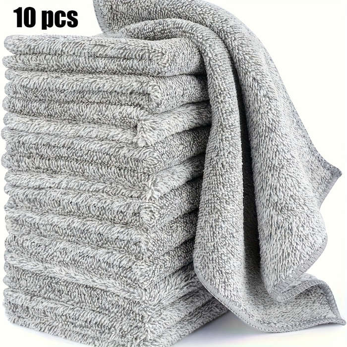 Pack Of 10 Super Absorbent Cleaning Cloths