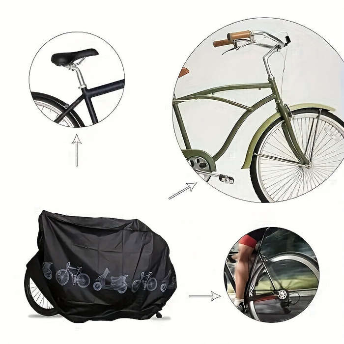 Portable bicycle cover
