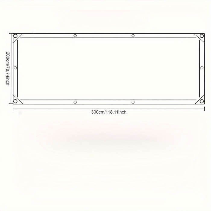 1 Durable Plastic Tarp