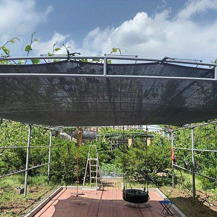 Uv-Resistant Black High-Density Polyethylene Sunshade Net
