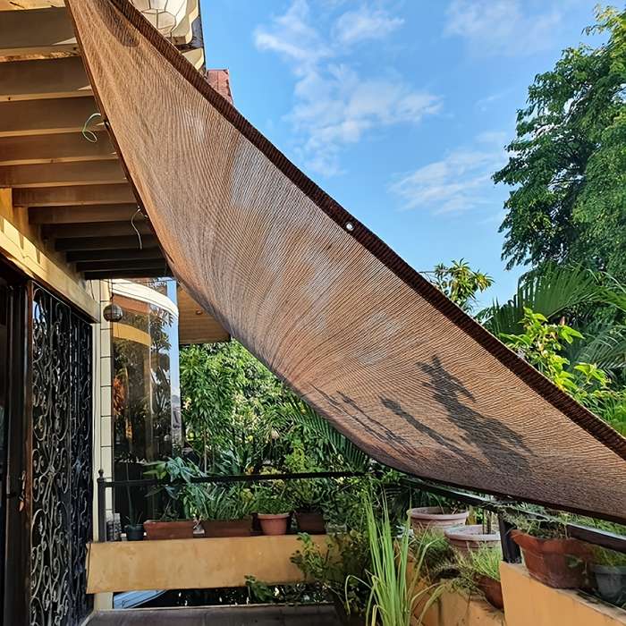 Multifunctional Brown Shade Cloth - Durable Outdoor Shade Net