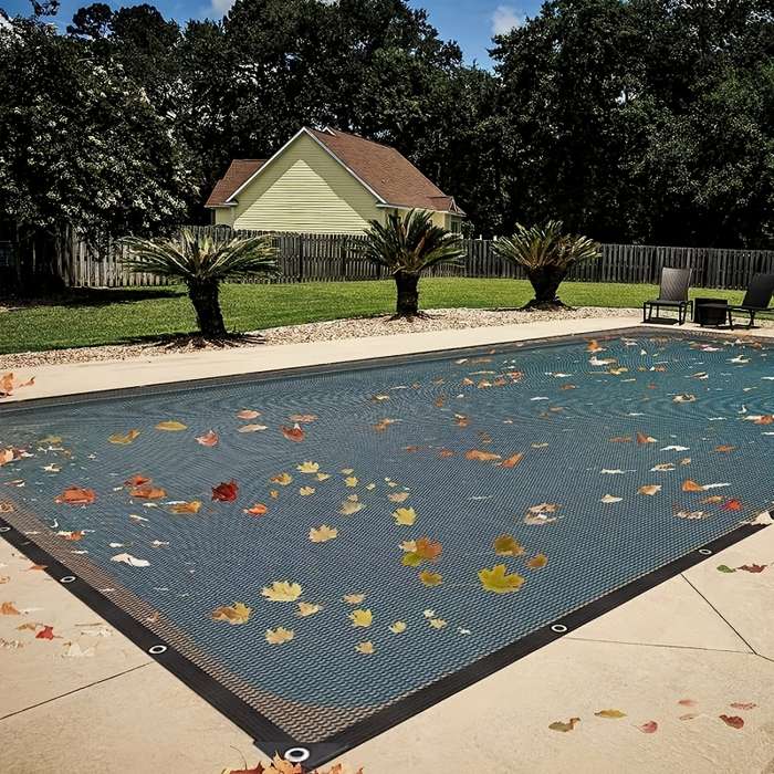 1 x Black Uv Protection Fabric Garden Awning With Dust Proof Shade Net