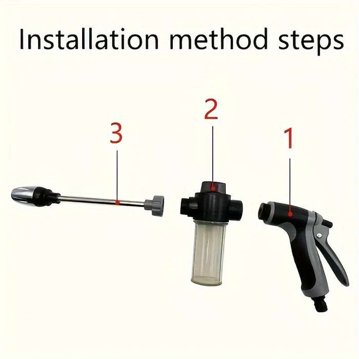 Adjustable High Pressure Car Wash Foam Gun