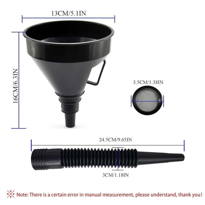 Flexible Pp Material Automobile Oil Funnel