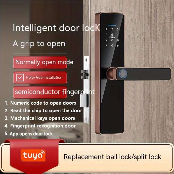 Home Electronic Password Fingerprint Door Lock