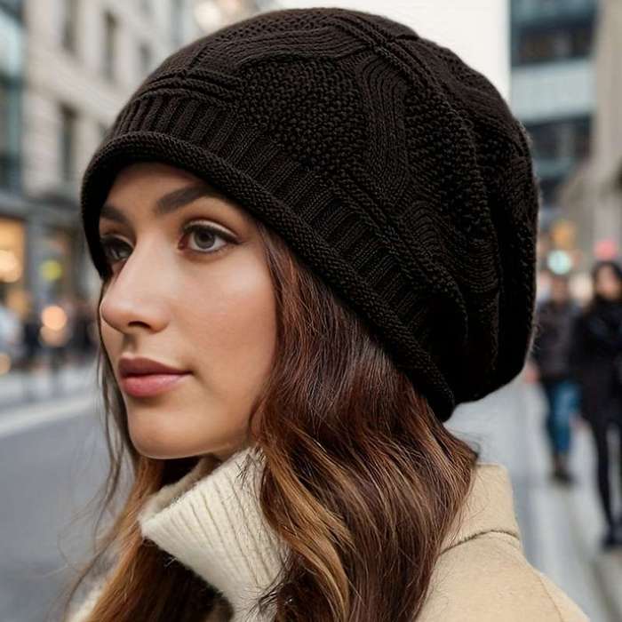 1 x Women's Holiday Acrylic Knit Beanie