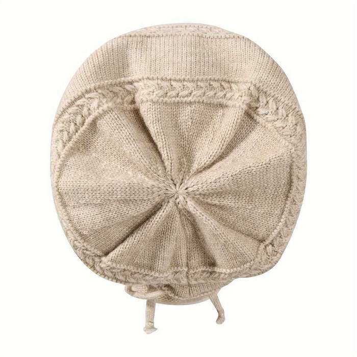 Cozy Knitted Hat With Ear Flaps