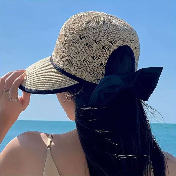 Breathable Bow Sun Hat