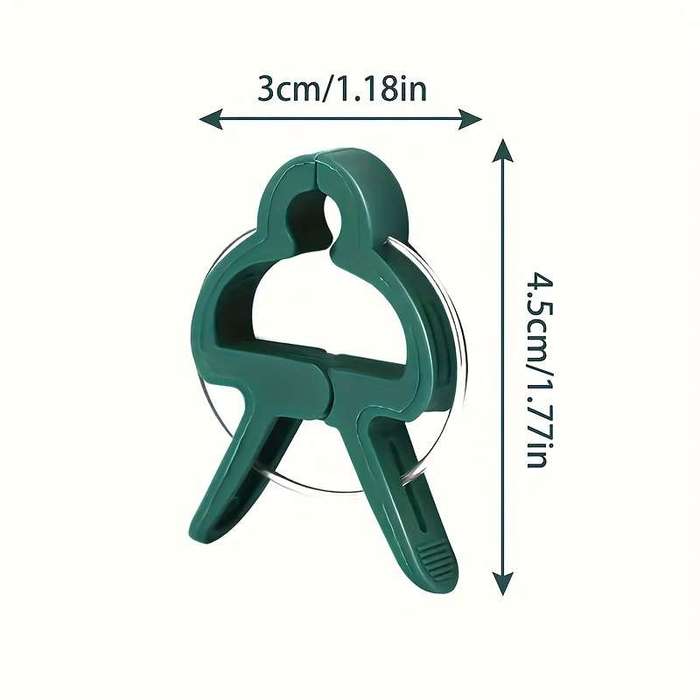 Set Of 50 Sturdy Plastic Clips