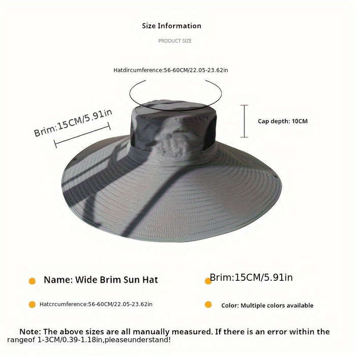 Men's Fashion Wide Brim Bucket Hat