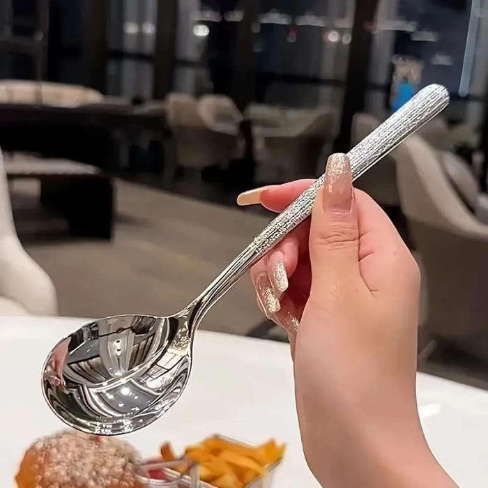8-Piece Stainless Steel Spoon Set