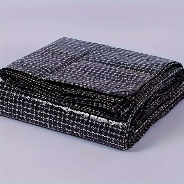 1 Heavy Duty Black And White Check Tarp