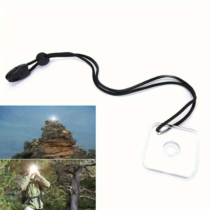 1 Piece Outdoor Camping Multi-Function Signal Mirror