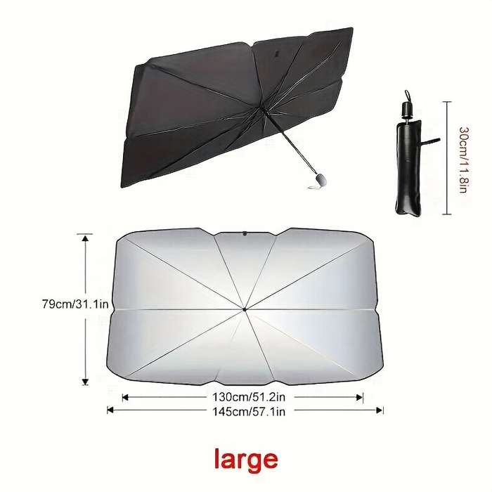 Titanium Silver Car Sun Visor