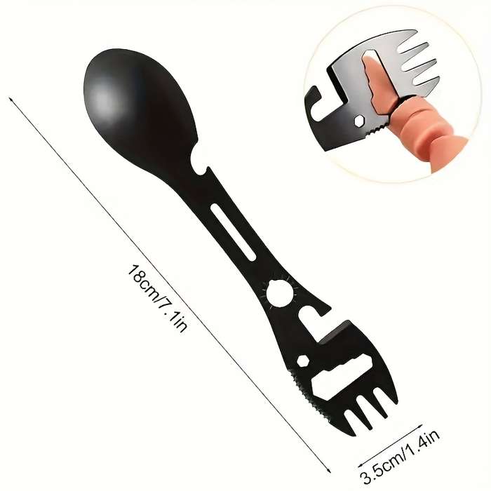 1 x Durable Stainless Steel Multi-Purpose Camping Fork