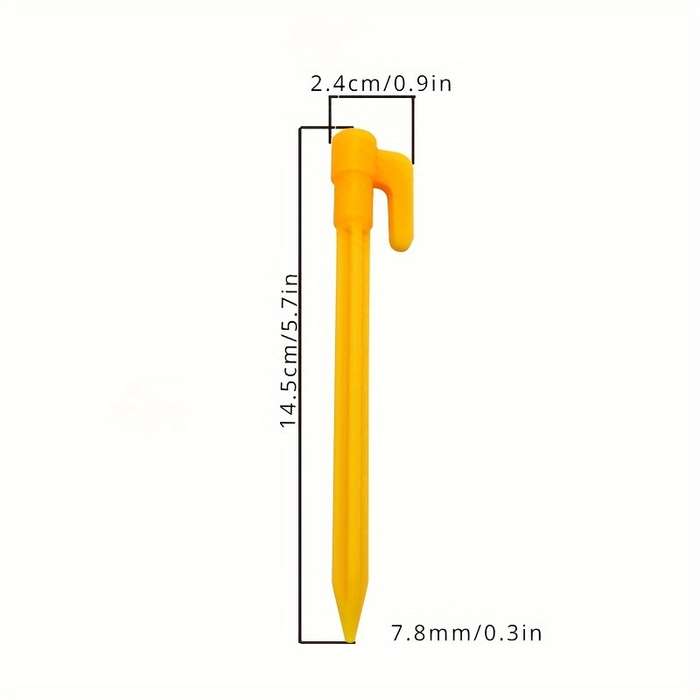 4 Pieces Outdoor Camping Tent Pegs