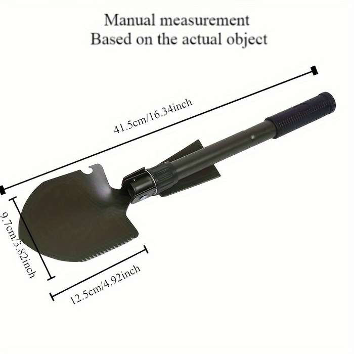 3-Piece Folding Shovel Set With Compass