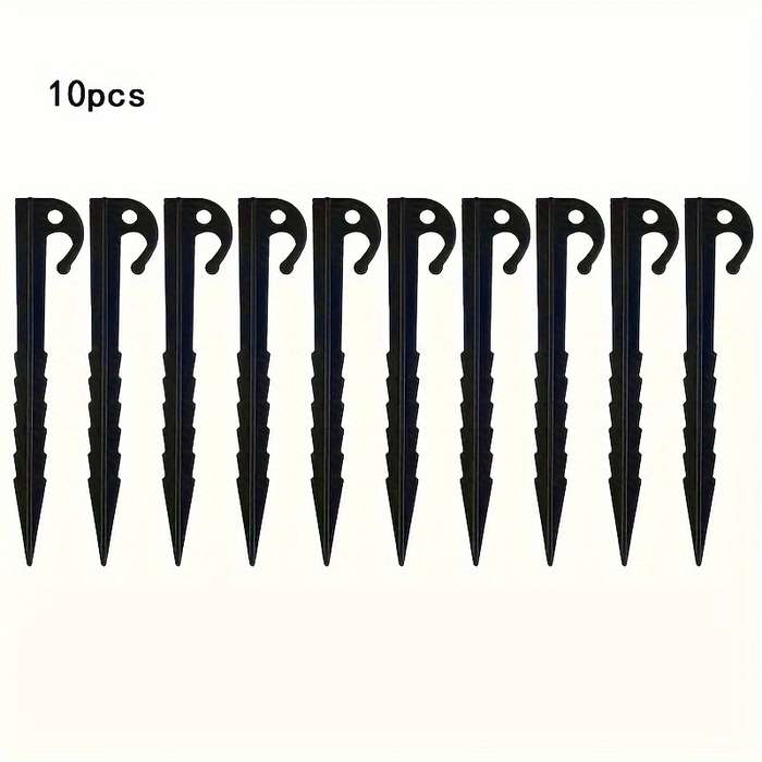 Heavy Duty 5-Inch Tent Pegs With Sharp Hooks