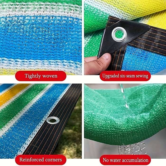 Multicolor Outdoor Sunshade Net