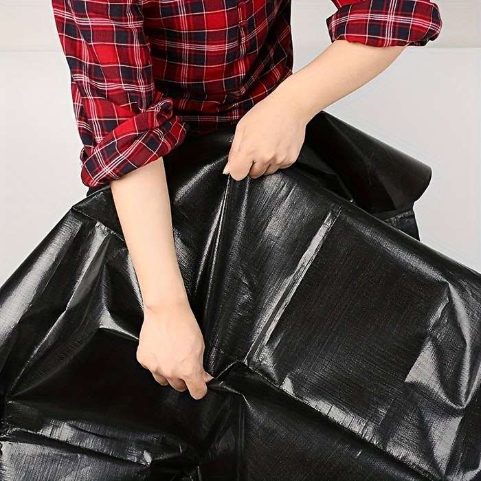 Double-Sided Black Pe Tarpaulin