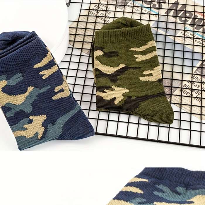 3-Pack Men's All Season Camouflage Socks