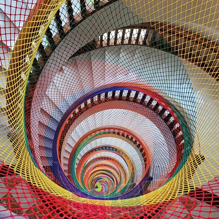 Colorful Nylon Climbing Net For Plants And Decoration