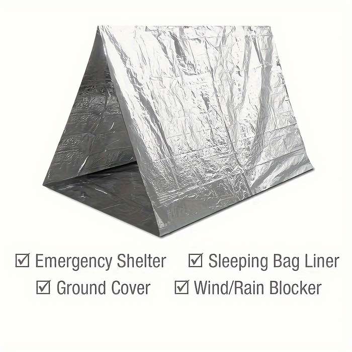 1 Silver Outdoor Blanket